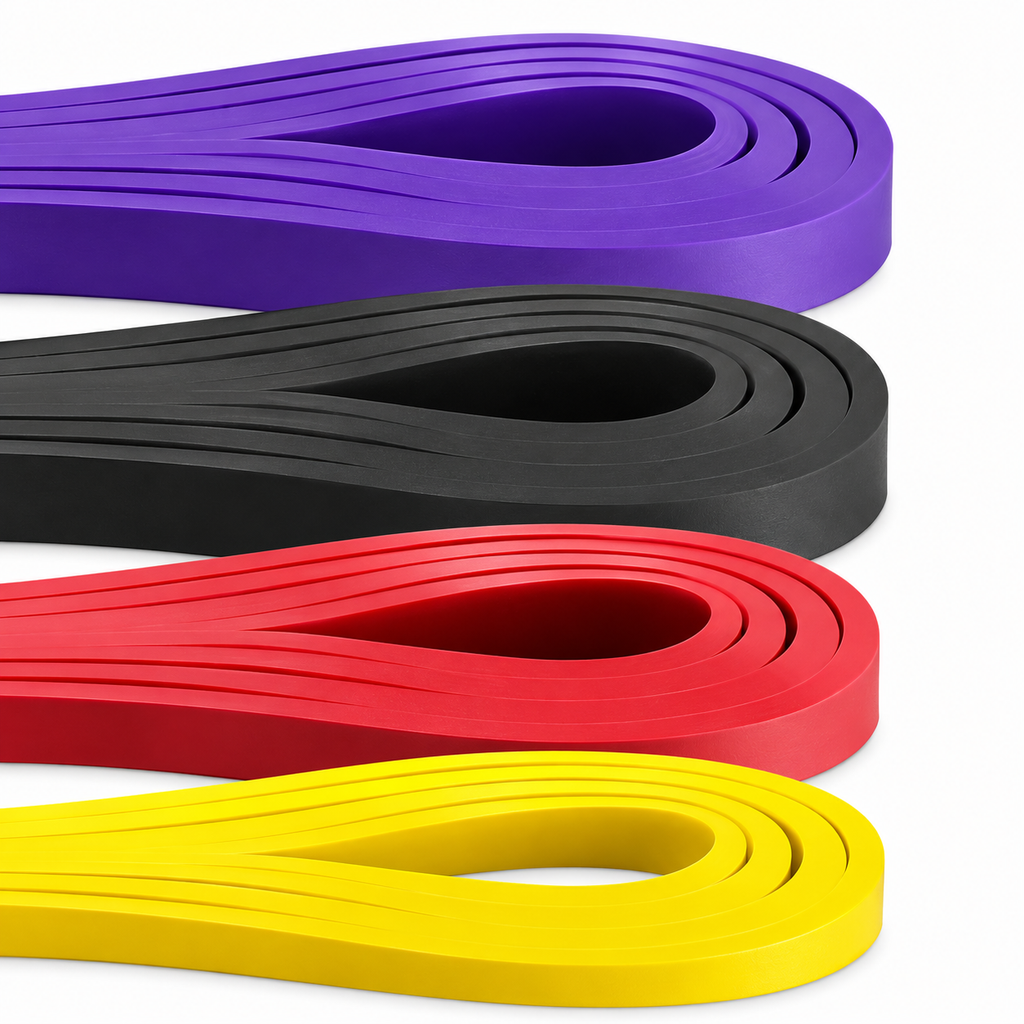 Motstandsbånd langt – latex tube 7 nivåer