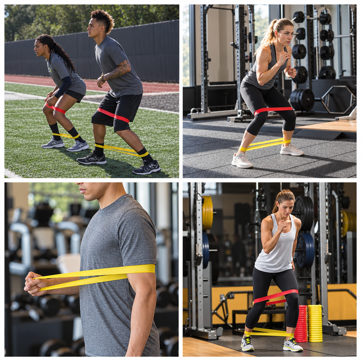Motstandsbånd til trening – loop-strikk 5-pack
