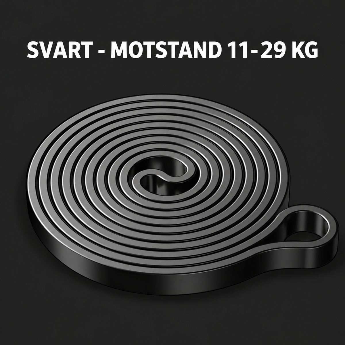 Motstandsbånd langt – latex tube 7 nivåer