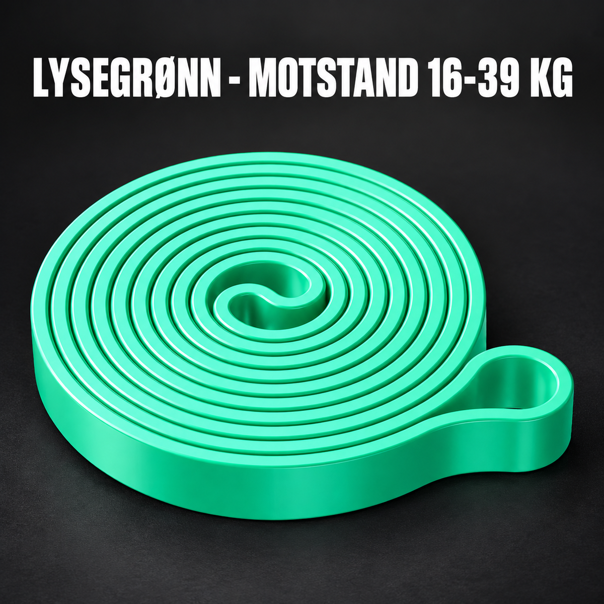 Motstandsbånd langt – latex tube 7 nivåer